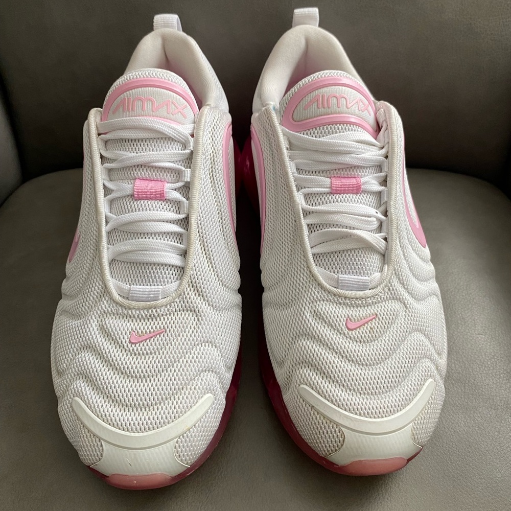Nike Air Max 720 White Pink Rise Laser Fuchsia